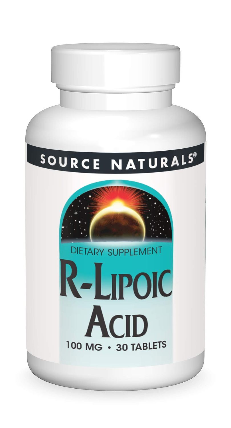 Source Naturals R-Lipoic Acid 100mg, 30 Tablets