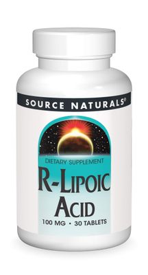 Source Naturals R-Lipoic Acid 100mg, 30 Tablets
