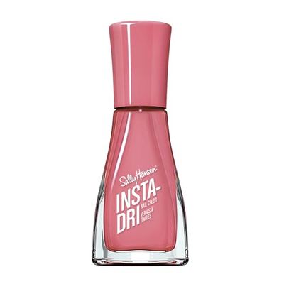 Sally Hansen Insta-Dri, Rapid Ros, Quick Dry, Long Lasting, Opaque, Shiny Pink Nail Polish