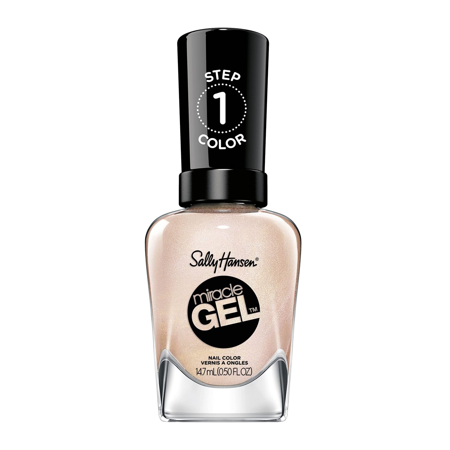 Sally Hansen Miracle Gel, Cozy Chic Only Have Ice For You, Long Lasting, Gel-Like Formula, No UV Lamp Needed, Nude Nail Polish