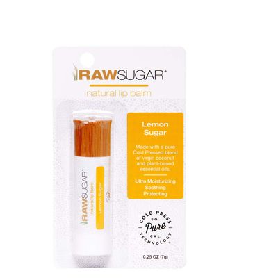 Raw Sugar Lip Balm Lemon Sugar 0.25oz, Pack of 1