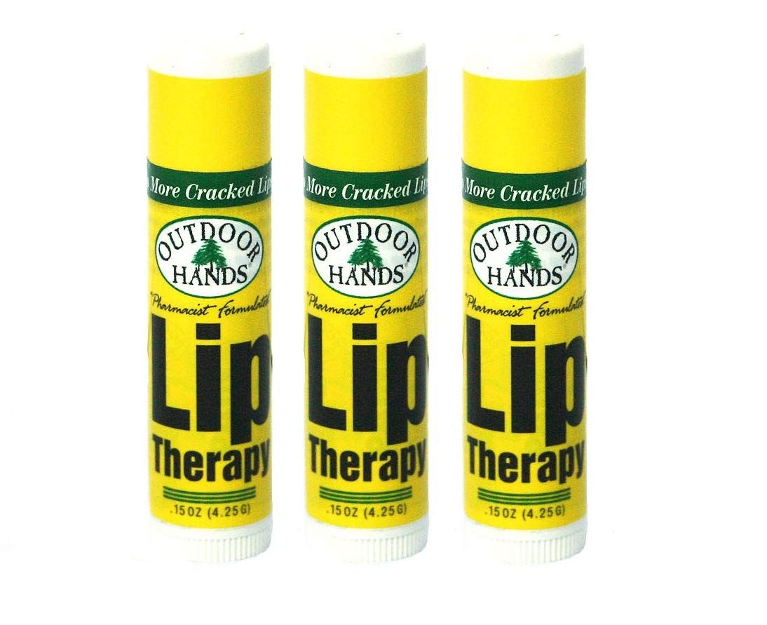 WYYDS Outdoor Hands Lip Therapy, Shea Butter, Coconut Oil &amp; BlackBerry Seed Oil - Three Pack