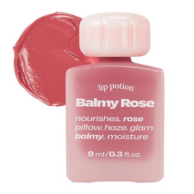 alternativestereo Lip Potion Balmy Rose | Creamy, Hydrating, Rosy Lip Tint with a Subtle Glow | 0.3 Oz (No.7 Tea Rose)