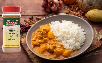 Sadaf Curry Powder Mild -Curry powder seasoning spice medium | Kosher-10 oz Bottle with Shaker Top