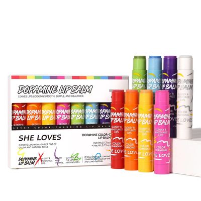 8PCS Tinted Lip Balm with Vaseline, 8 Colored Lip Balm Set, Natural Plumping Lip Balm Pack, Girls PH Lip Balm Bulk, Small Gifts Lipstick Sets For Women, Hydrating Lip Tint Balm, Soft Chap Sticks Pack
