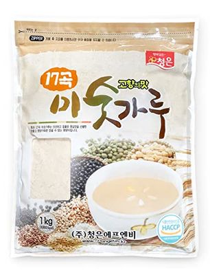 Korean 17 Roasted Grains Powder (Misugaru) 2.2 Pound Mixed Grains Tea