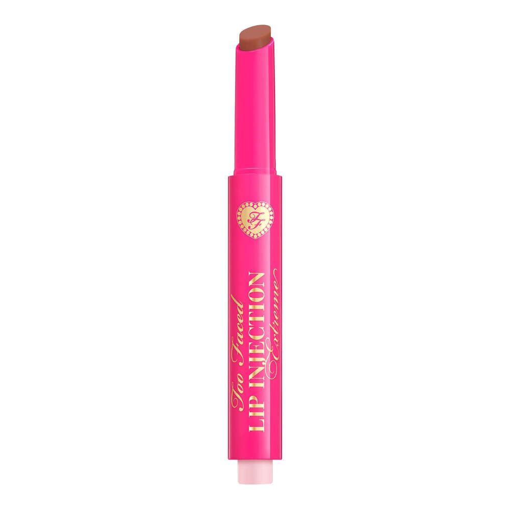 Too Faced Lip Injection Extreme Plumping Clicks | Glossy Lip Plumper, Hydrating Dewy with High Shine Sheer Color, Perfect Pink, 0.05 Ounce