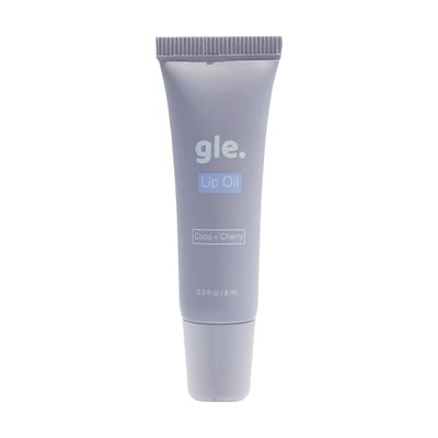 GLE Skincare Cherry Infused Lip Oil with Natural Oil, Argan Oil and Vitamin E for Long-Lasting Hydration and Intense Moisture - 0.3 fl oz