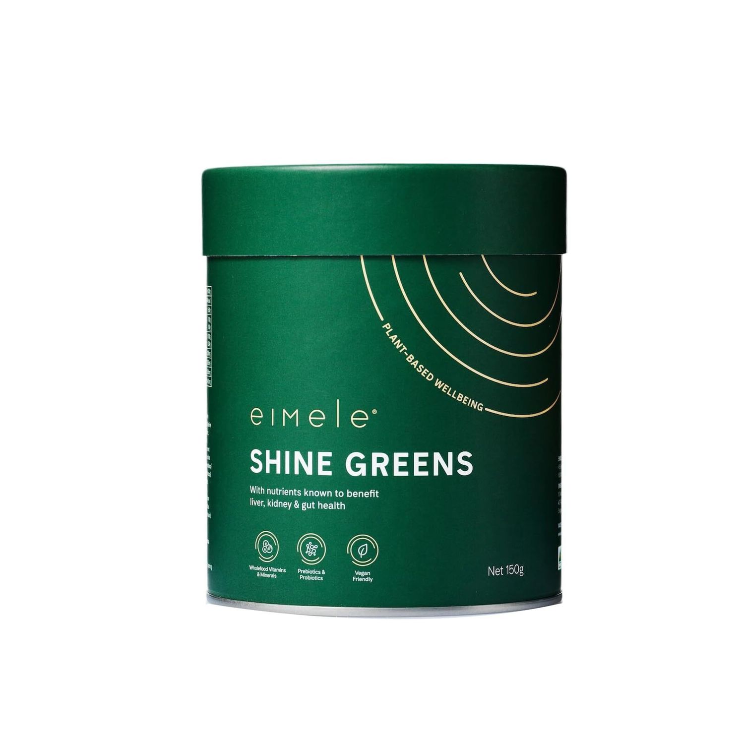 eimele | Shine Greens | Plant-Based Superfood Greens Powder for Gut Health | Supports Energy, Digestion &amp; Immunity | Packed with Antioxidants, Essential Nutrients &amp; Probiotics | 42 Servings (5.29oz)