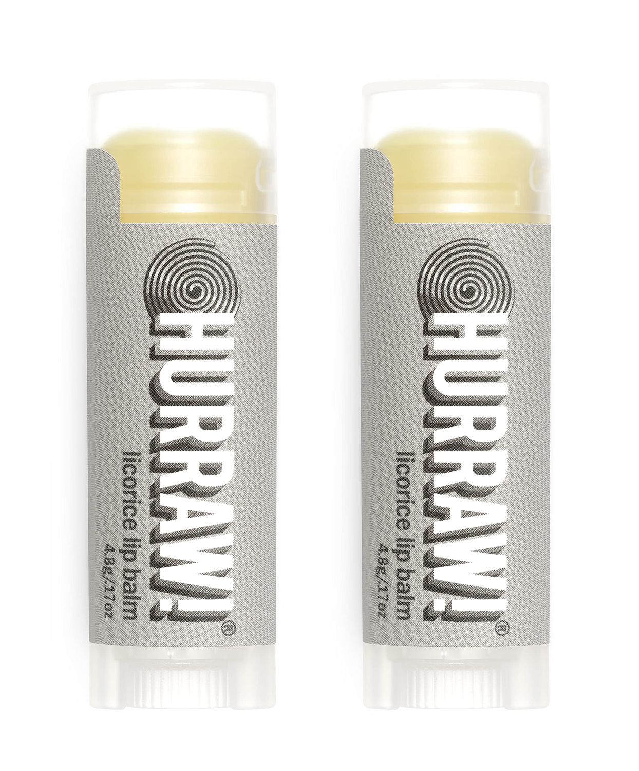 Hurraw! Licorice Lip Balm, 2 Pack: Organic, Certified Vegan, Cruelty and Gluten Free. Non-GMO, 100 Natural Ingredients. Bee, Shea, Soy and Palm Free. Made in USA