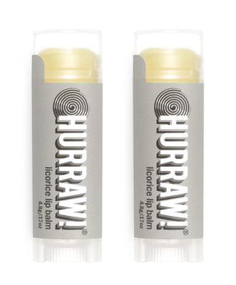 Hurraw! Licorice Lip Balm, 2 Pack: Organic, Certified Vegan, Cruelty and Gluten Free. Non-GMO, 100 Natural Ingredients. Bee, Shea, Soy and Palm Free. Made in USA