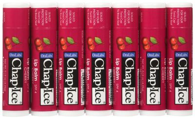 Chap Ice Cherry SPF-4 Lip Balm Stick, 24-Count
