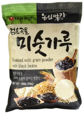 Otaste Korean Traditional Misugaru Roasted Grain Powder with Blackbean, 1.98 Pound