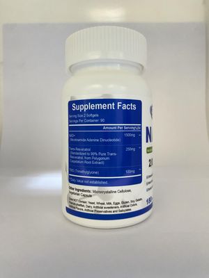 BEWORD Liposomal NAD 2000 Mg, 180 Capsules, 4-in-1 Formula with Liposomal NAD, Trans-Resveratrol, Non-GMO | Energy Support