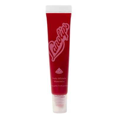 Lanolips Fruity Jellybalm - Tinted Lip Balm to Deepen, Brighten &amp; Enhance - Moisturizing Lanolin Lip Balm &amp; Jelly Lip Gloss - Everyday Lip Makeup - Watermelon (10g / 0.35oz)