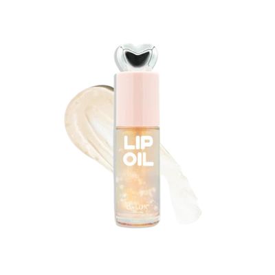 C-LUX Lip Oil Heart - Pixie | Hydrating Lip Oil | Shimmery Glossy Finish | Lightweight Formula | Cruelty-Free &amp; Paraben-Free | 10ml