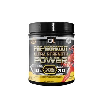 Pure Pre Workout with Creatine, Beta Alanine, Citrulline, Betaine | Explosive Energy, Boost Strength, Endurance &amp; Muscle Pumps | Natural Formula 100 Sugar Free | 30 Servings Fruit Punch Flavor