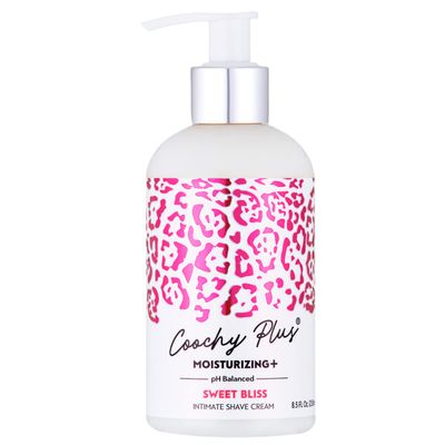 IntiMD Coochy Plus Intimate Shaving Cream SWEET BLISS For Pubic, Bikini Line, Armpit - Rash-Free With Patent-Pending MOISTURIZING Formula, Prevents Razor Burns &amp; Bumps, In-Grown Hairs 8.5oz (1-Pack)