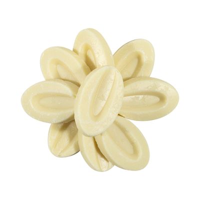 OLIVENATION Valrhona 4660 Ivoire Feve 35 White Chocolate Callets 2 lbs