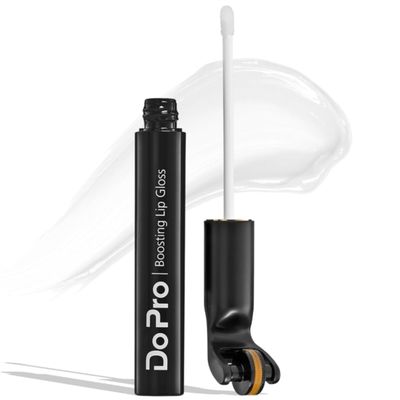 Lip Plumper Gloss with Stimulating Roller for Maximum Absorption and Long-Lasting Results - Lip Gloss with Hyaluronic Acid, Collagen, Vitamins C &amp; E - Volumizing and Hydrating Lip Plumping Serum - 5ml