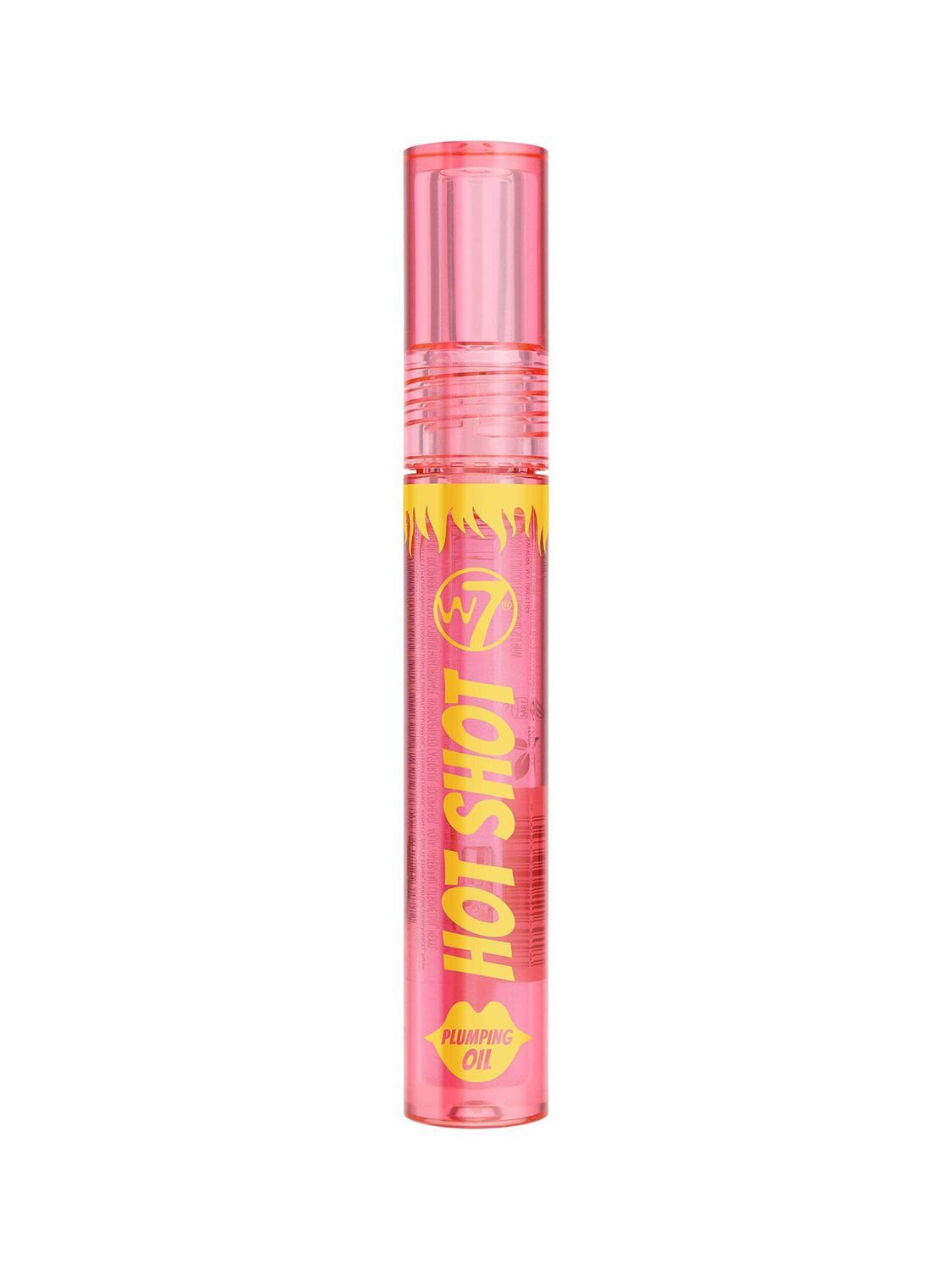 W7 Hot Shot Plumping Oil - Enhancing &amp; Repairing Plump Effect For Fuller Lips - Clear &amp; Soft, Natural, Everyday Lip Care