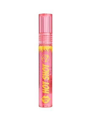 W7 Hot Shot Plumping Oil - Enhancing &amp; Repairing Plump Effect For Fuller Lips - Clear &amp; Soft, Natural, Everyday Lip Care