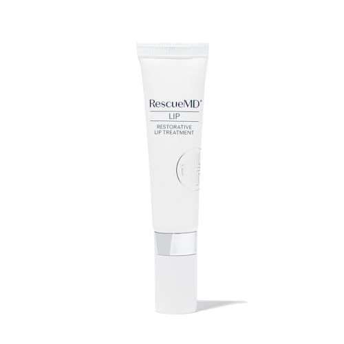 RescueMD Restorative Lip Treatment, Peptide-Powered Rejuvenation Arnica Repair for Healthy, Hydrated Lips (12mL)