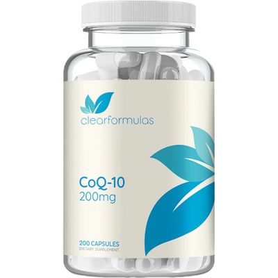 Quick Absorption CoQ10 200mg - Coenzyme Q10 200mg Potent Antioxidant for Heart Energy and Aging Support - High Stability CoQ10 Ubiquinone Capsules - Made in a cGMP US Lab (200 Servings)