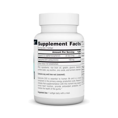 Source Naturals Coenzyme Q10 Antioxidant Support 100 mg for Heart, Brain, Immunity, &amp; Liver Support - 90 Softgels