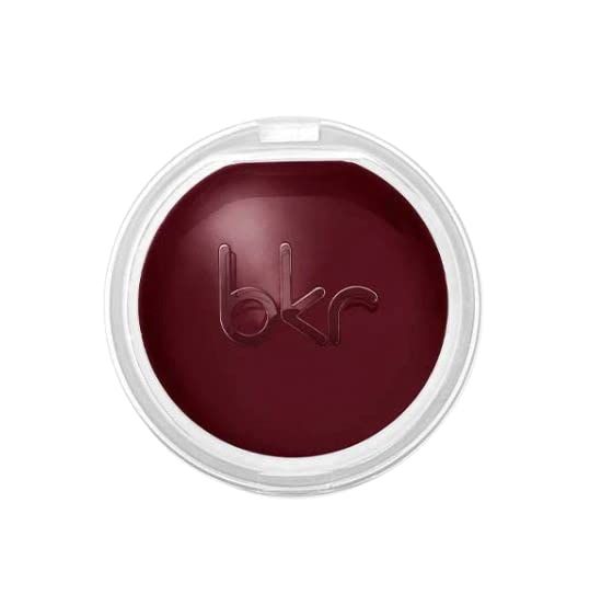 bkr Paris Water Balm - Bitten - Ultra-Hydrating Glossy Vegan Lip Treatment - Rose and Algae Glass Water Bottle - 5.2g