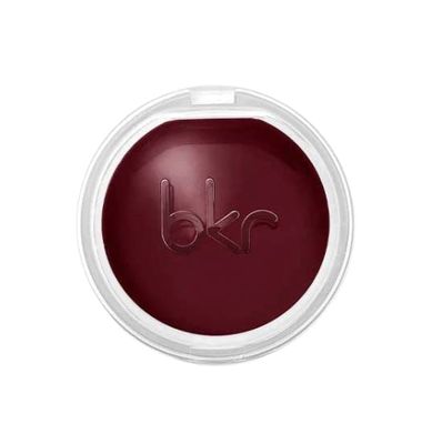 bkr Paris Water Balm - Bitten - Ultra-Hydrating Glossy Vegan Lip Treatment - Rose and Algae Glass Water Bottle - 5.2g