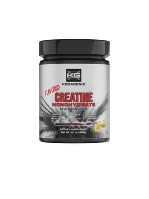 Kodagenix Micronized Creatine Monohydrate for Men &amp; Women - Muscle Growth &amp; Recovery Creatine Powder with Enhanced Absorption | Workout Supplement for Strength &amp; Endurance | Fruit Punch | 400g