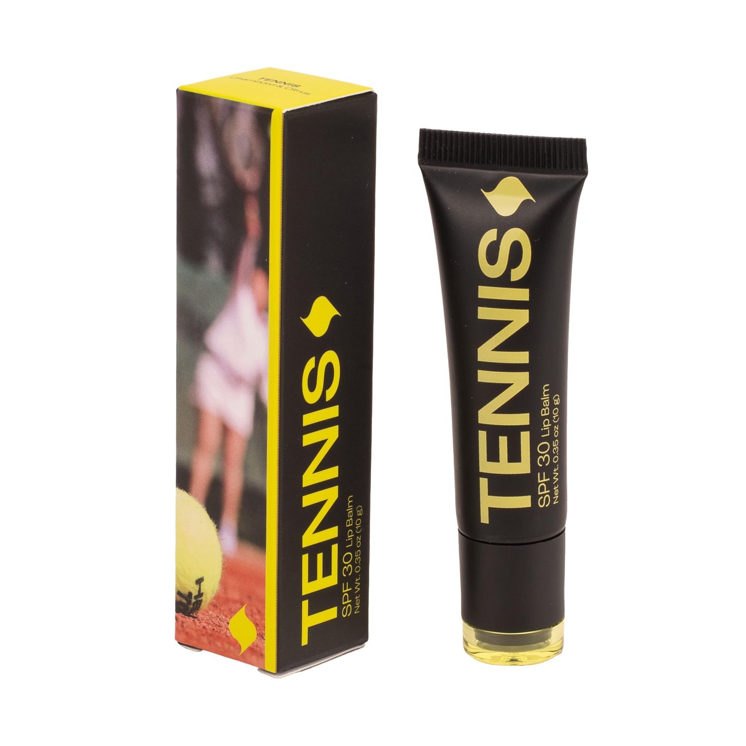 SnappyScreen SNAP Wellness Everyday Lip Balm SPF 30 - UVA/UVB Broad-Spectrum Alcohol-Free Sun Protection &amp; Moisturizer with Vitamin E, Sweat &amp; Water Resistant Sun Skin Care - Scent: Tennis