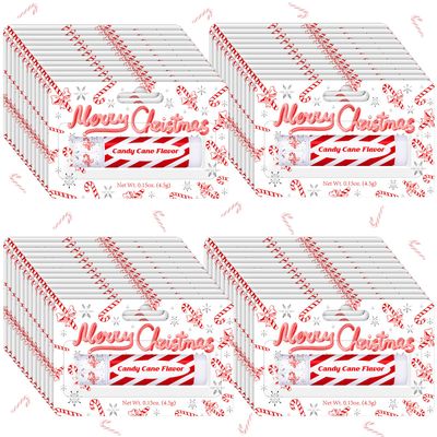 Sacubee 10 Pack Christmas Candy Cane Peppermint Lip Balms Bulk Peppermint Flavor Scented Lip Balms Favors Christmas Party Gifts Stocking Stuffers for Women Men Staffs Employee Coworkers Homeless
