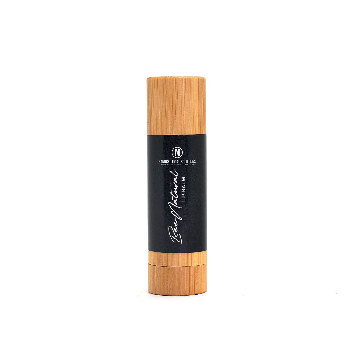 Nanoceutical Solutions BEE NATURAL LIP BALM, Organic Beeswax, Shea Butter &amp; Coconut Oil, Ultra-Moisturizing, Heals Sore Chapped Lips