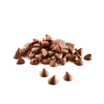 Valrhona Finest Milk Chocolate Chips for Baking - 32 Cocoa, A Perfect Fusion of Premium Cocoa and Milk Flavor, These Gourmet Chocolate Chips are Ideal for Cookies, Muffins, Brioches, and Pastries