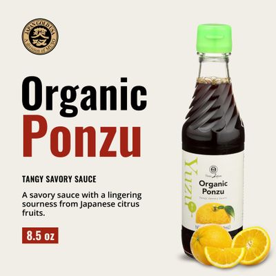 Muso From Japan - Organic Ponzu - Authentic Flavor, Vegan and Gluten-Free - 8.5 Fl Oz