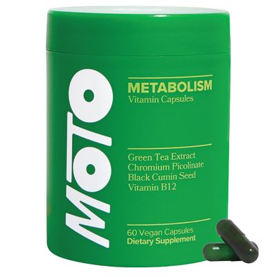 O Positiv Moto Women&#39;s Metabolism Support - Energy, Curb Cravings, Healthy Metabolism - Vegan Capsules, 30 Servings