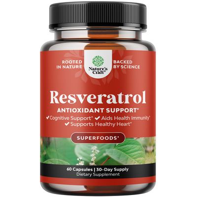 Youthful Trans Resveratrol Supplement - Resveratrol Capsules with AMPK Activator for Cellular Health &amp; Vitality - AMPK Metabolic Activator for Metabolism Boost &amp; Cellular Efficiency - 60 Count