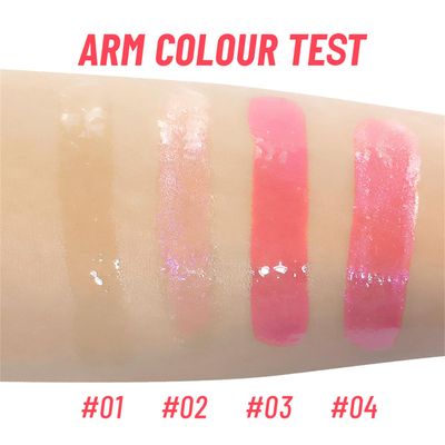 Hudababy Magic Color Changing Lip Oil - Transparent, Moisturizing &amp; Hydrating, Reduces Lip Lines