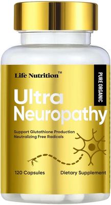 Neuropathy Support Nerve Savior Supplement with 600 mg Pure Alpha Lipoic Acid, Fortify Nerves in Fingers, Hands, Toes, &amp; Feet - Best Peripheral Relief Support-120 Capsules