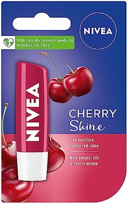 Nivea Lip Care A Kiss of Cherry Fruity Lip Care, 0.17 Ounce