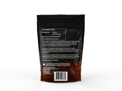 Belle Chemical 98 Pure Curcumin Powder (98 Curcuminoids) (100 Grams)