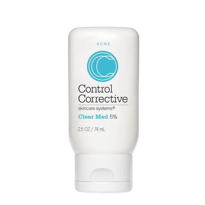 CONTROL CORRECTIVE Clear Med 5 Acne Treatment Lotion. 2.5 Oz - Kills Acne Bacteria, Helps Clear &amp; Control Breakouts, Benzoyl Peroxide, 3 Sulfur To Improve Efficacy And Dry Up Blemishes, Penetrates