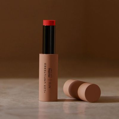 Lux Unfiltered N11 Smoothing Hydrating Lip Tint for Women - Tinted Lip Balm with Jojoba &amp; Sunflower Oil - Lightweight Moisturizing Semi-Sheer Color - Vegan &amp; Cruelty-Free - Chili (Spicy Sheer Red)