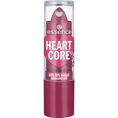 Essence Heart Core Fruity Lip Balm, Color 05 - Bold Blackberry, 1 unit