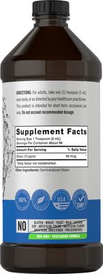 Carlyle Colloidal Silver Liquid | 10 PPM | 16 fl. Oz (473 mL) | with Nano Silver Technology Solutions | Vegetarian, Non-GMO, Gluten Free Supplement