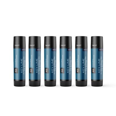 Natural Inspirations Ultra Hydrating SPF 30 Lip Butter 6 Piece Set, Key Lime