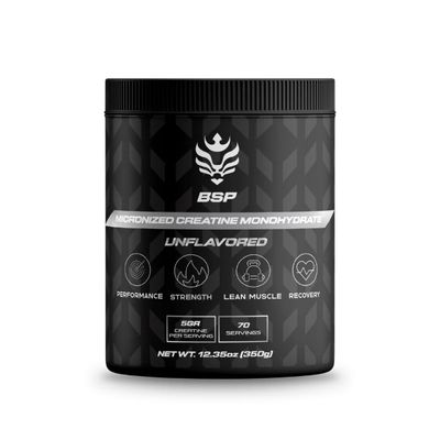 Benavidez Micronized Creatine Monohydrate Powder - 5000mg Pure Unflavored Creatine Supplement for Muscle Strength, Performance &amp; Recovery - Non-GMO, Gluten-Free, Made in USA - 100 Servings