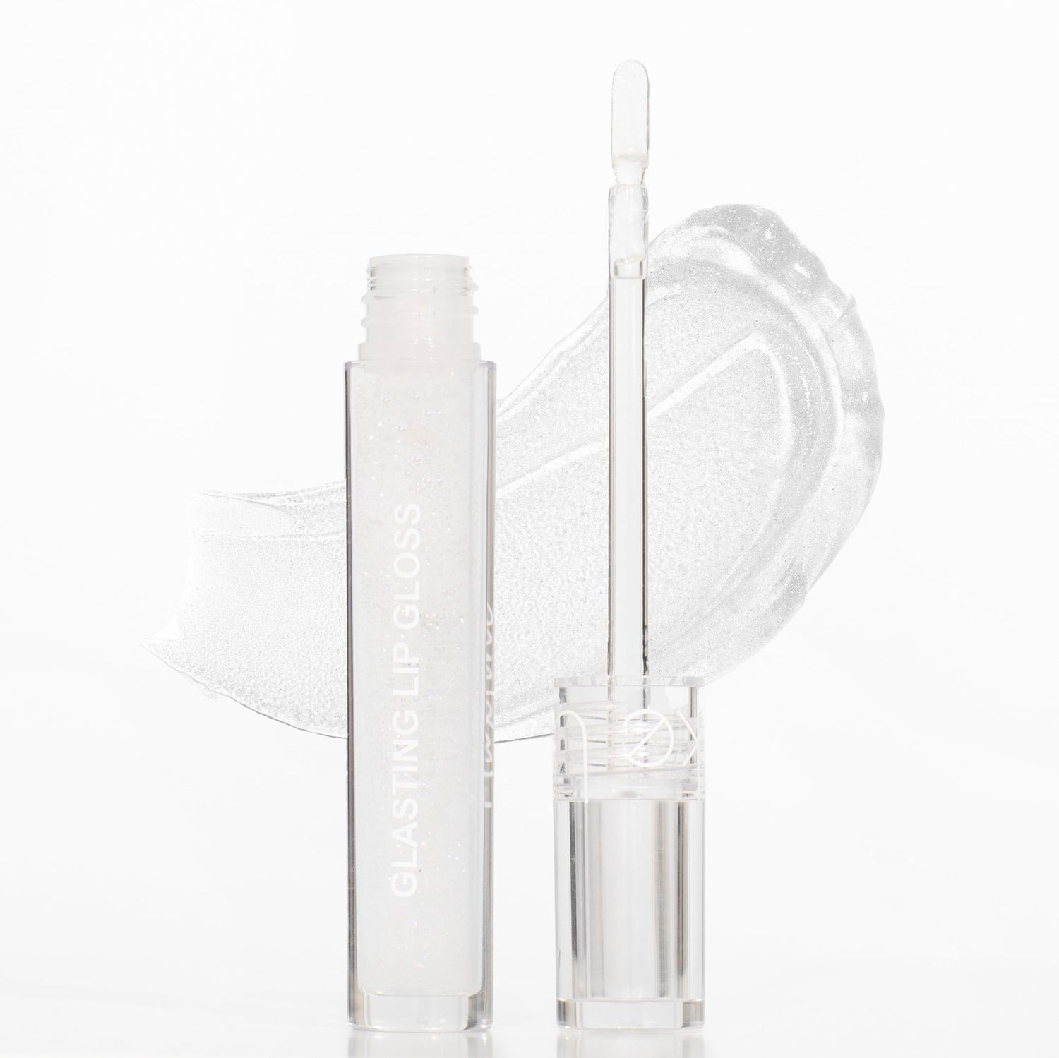 R.Y.M Lip Gloss for Dry Lips, Non-Sticky, Lip Gloss that Stays on, Hydrating, Clear Shimmer Lip Gloss Glitter, Flower Scent, Dry Lip Care Offer Intense Color(06 Flower Scent, 0.12 Ounce (Pack of 1))